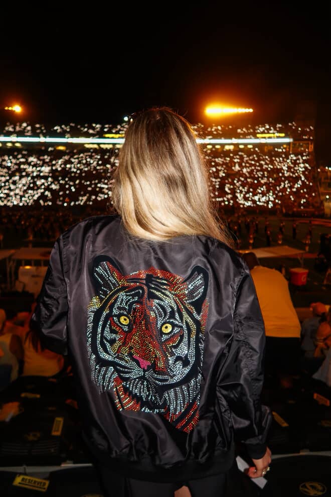 Tiger Face Black Bomber