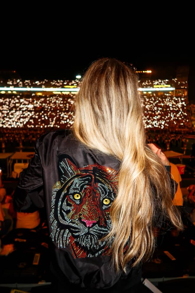 Tiger Face Black Bomber