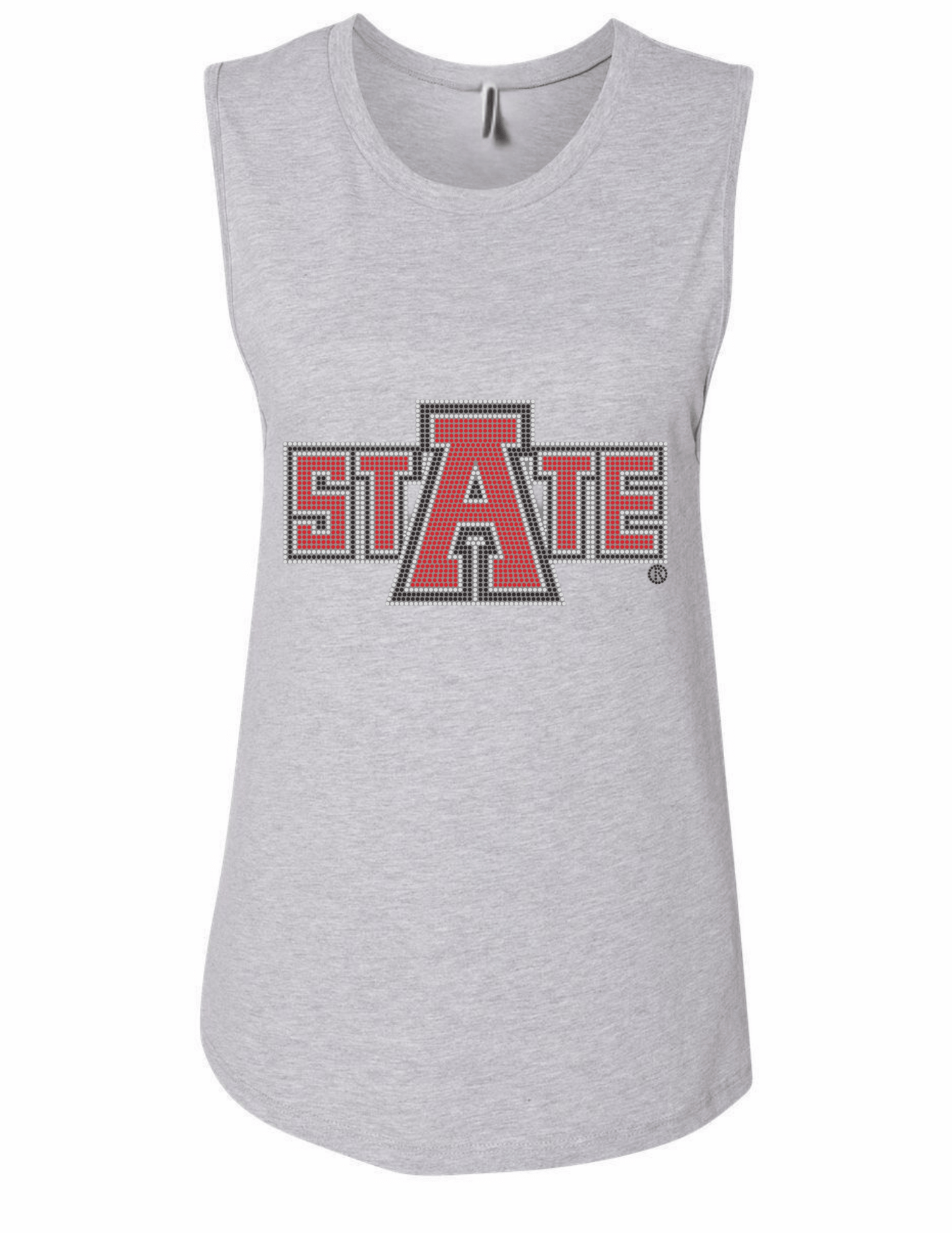 Game Day Tank Top, Light Grey, Arkansas State A