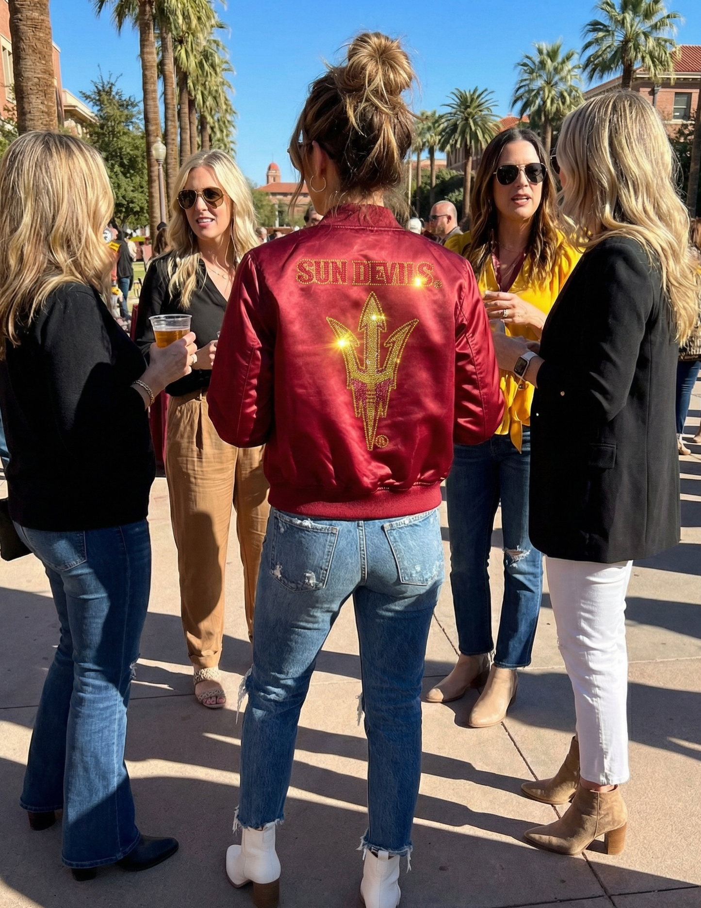 Arizona State Sun Devils Fork Maroon Bomber