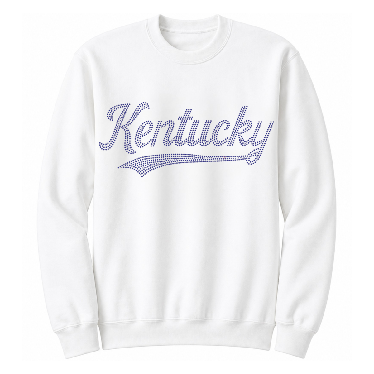 University of Kentucky Script White Crewneck Sweatshirt, view 3