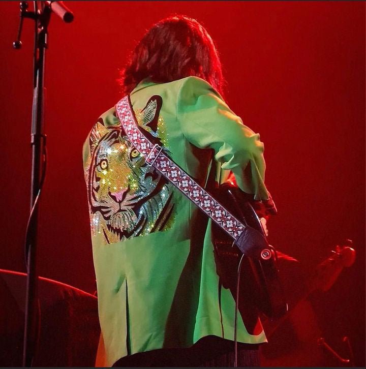 Blazer, Leopard Lined Green, Tiger Face