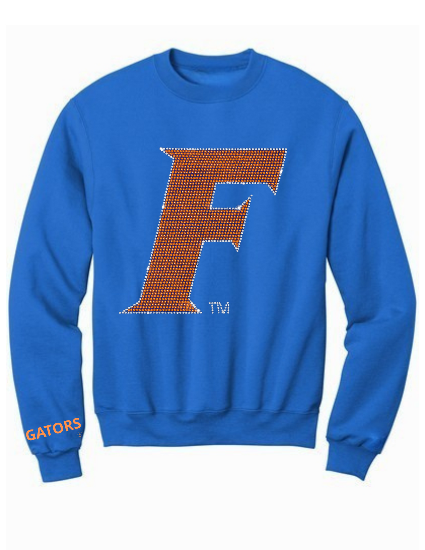 University of Florida F Logo Royal Blue Crewneck Sweatshirt