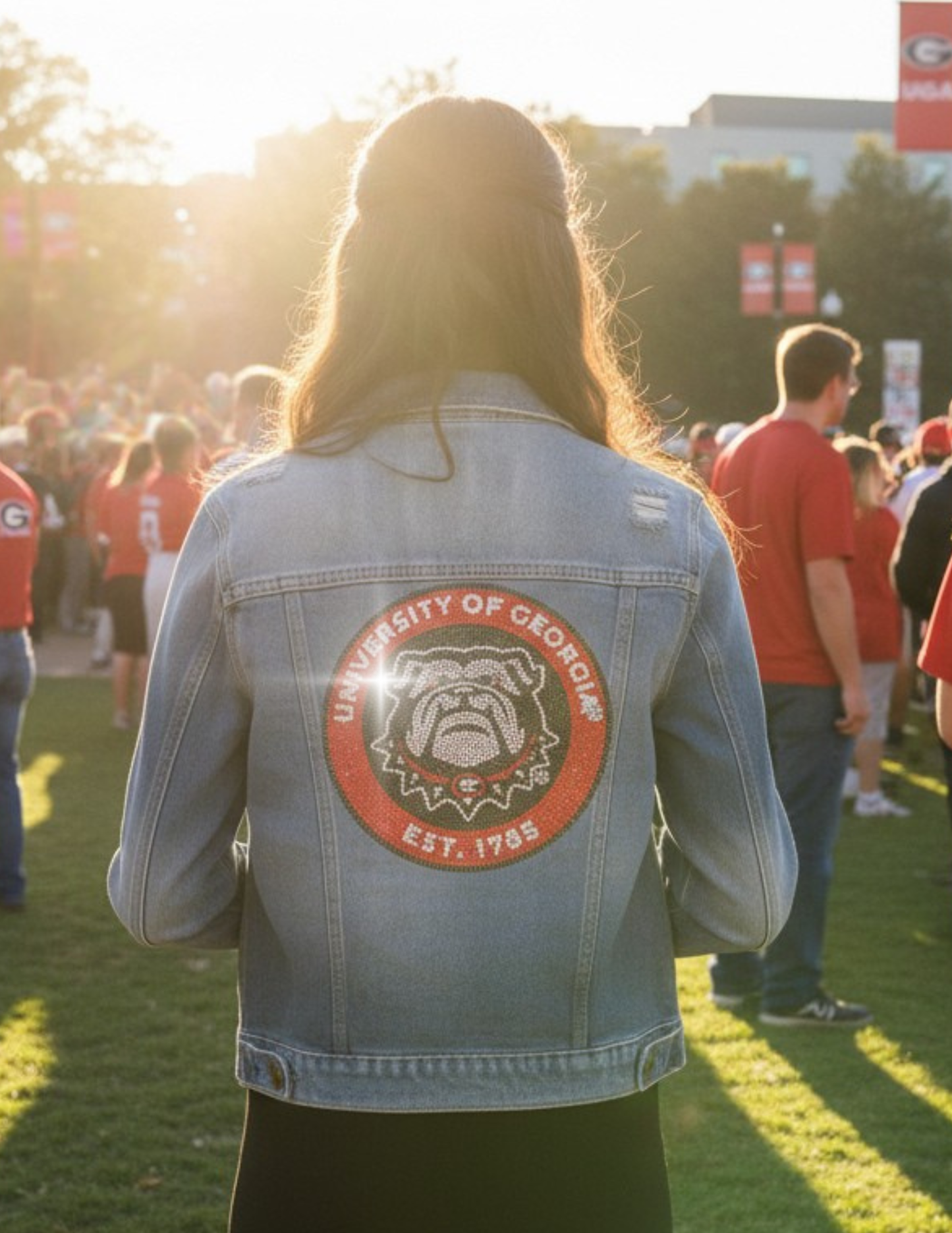 University of Georgia EST. 1785 Blue Denim Jacket