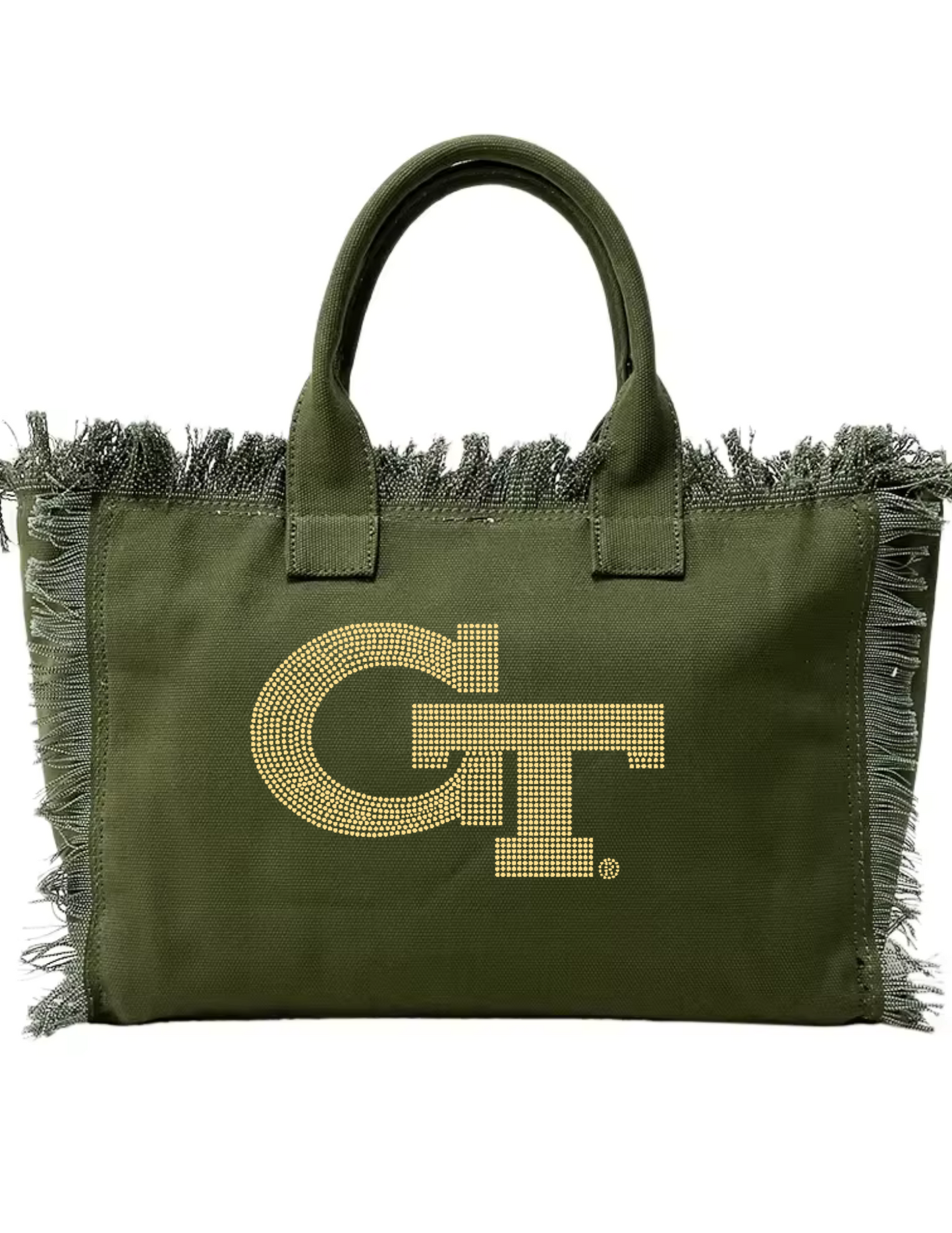 Georgia Tech GT Green Canvas Tote Bag