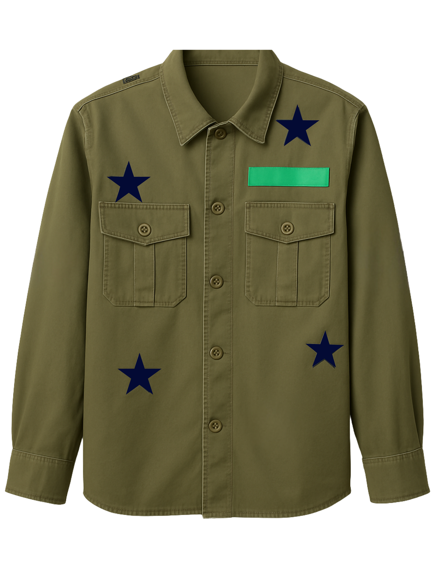 Georgia Tech Buzz Green Shacket