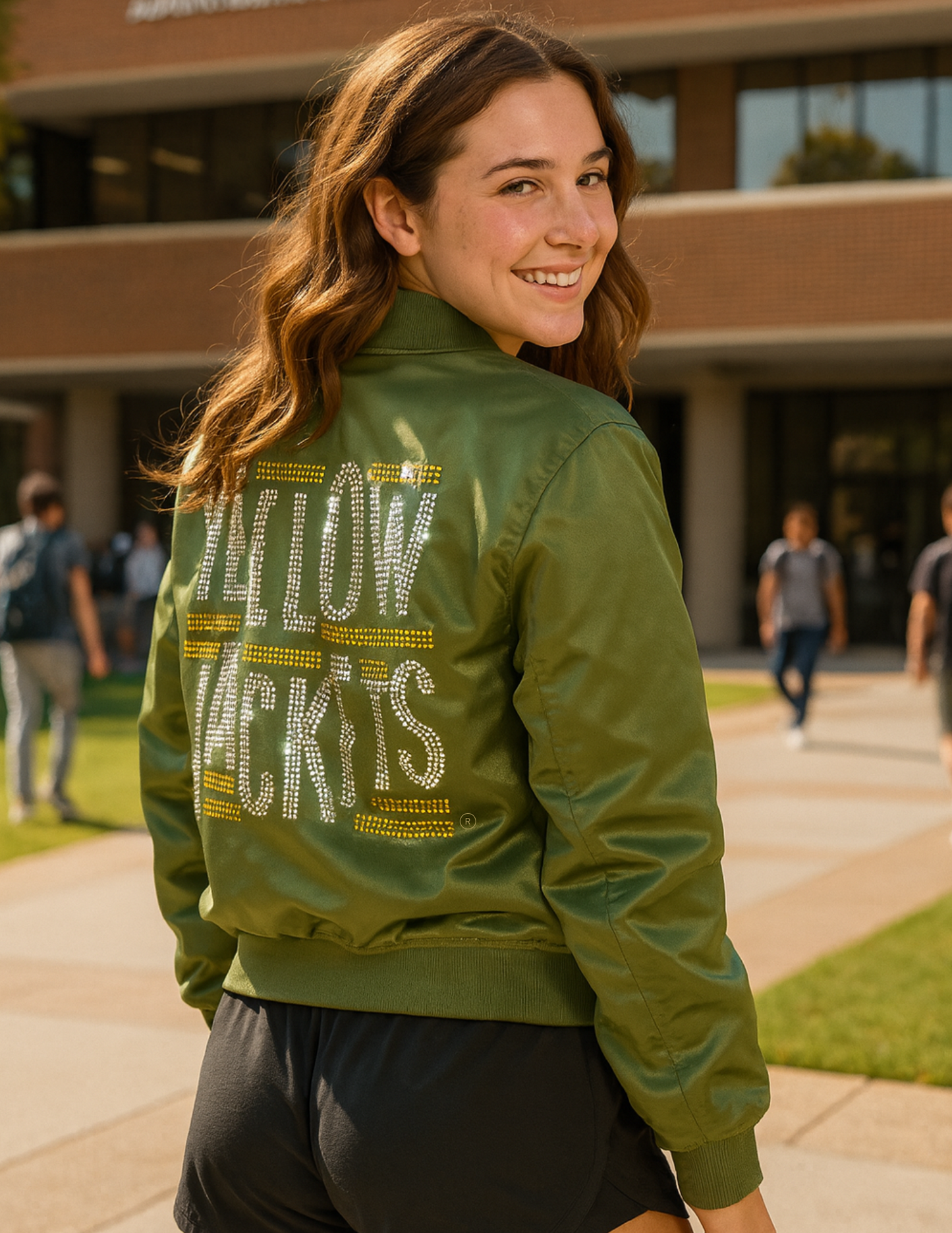 Georgia Tech Yellow Jackets Green Bomber