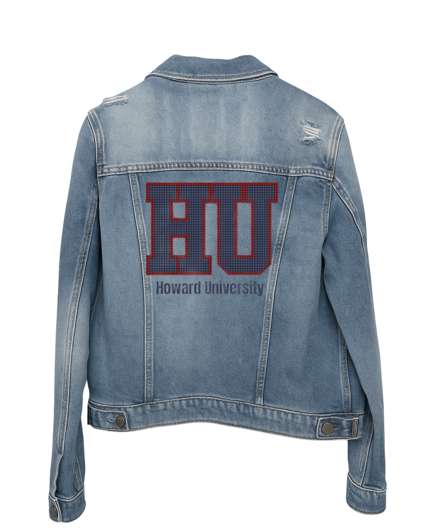 Howard University HU Blue Denim Jacket