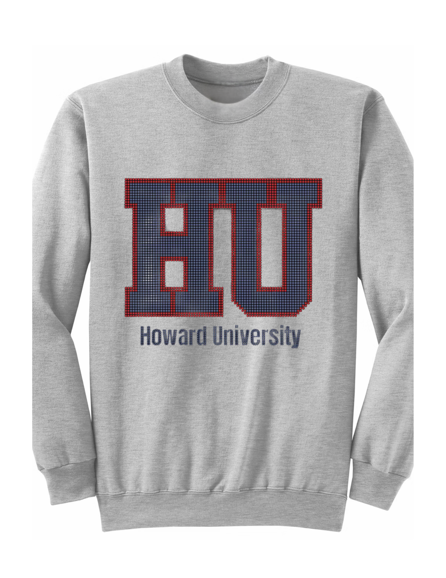 Howard University HU Gray Crewneck Sweatshirt