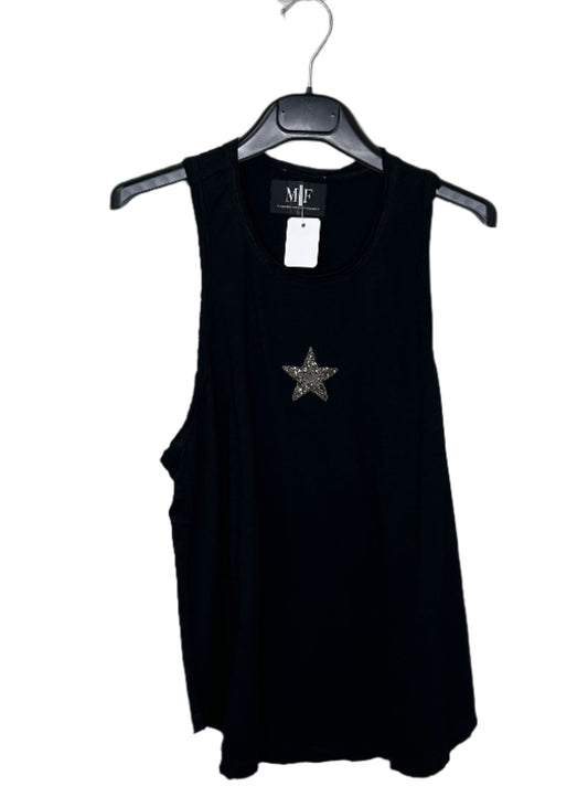 Tank, Racerback Black, Star