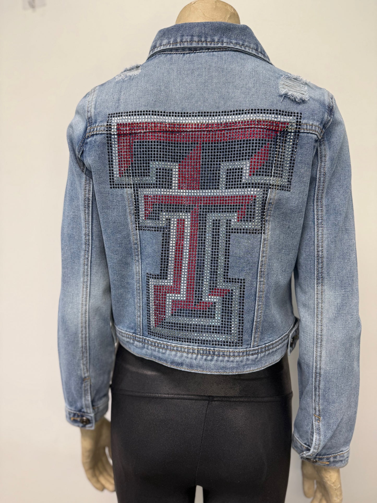 Texas Tech TT Blue Denim Jacket