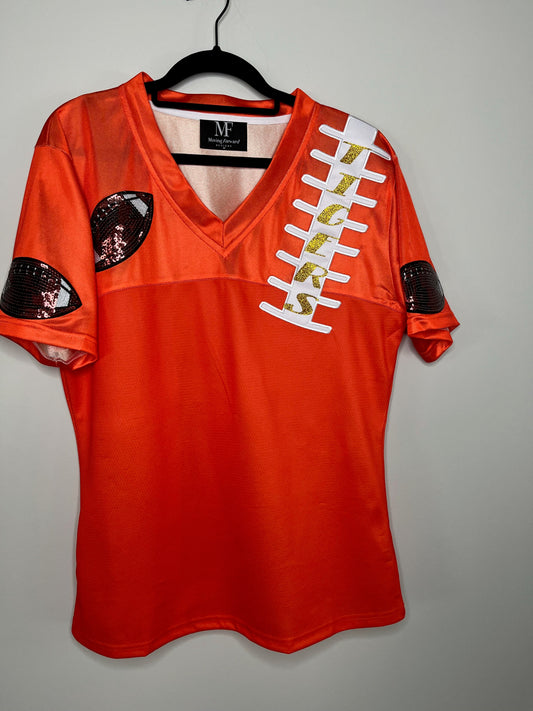 Game Day Orange Football Jersey