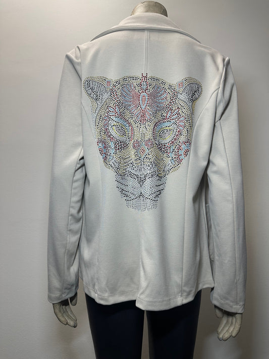 Blazer, Stretch Patch Pocket Cream, Jaguar