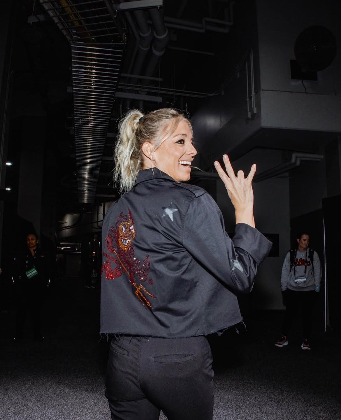 Arizona State Sparky Black Shacket