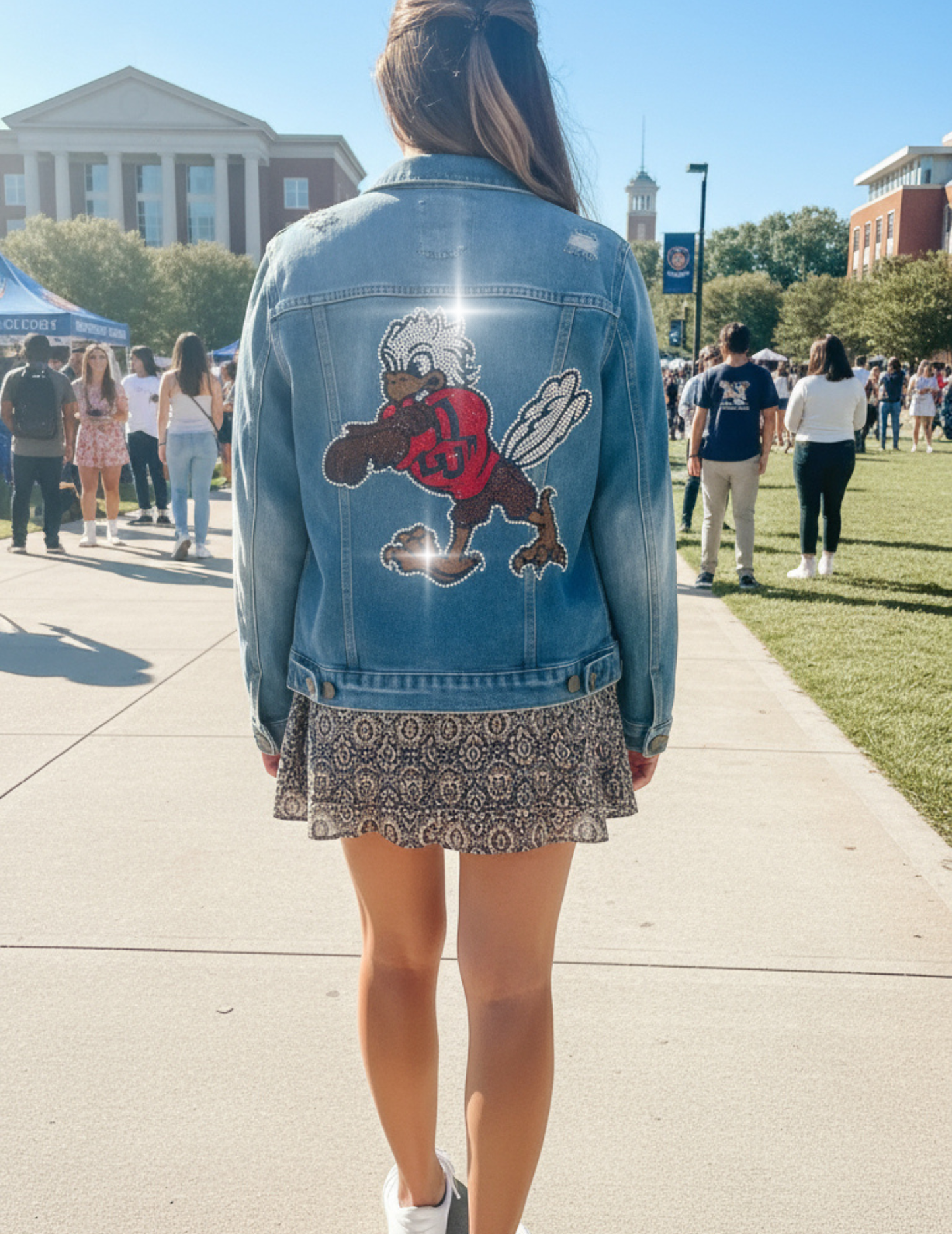 Liberty University Eagle Blue Denim Jacket