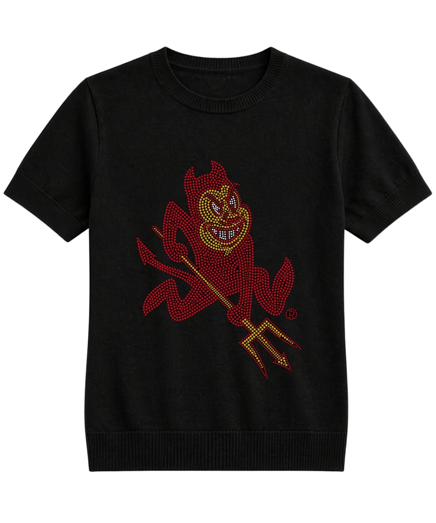 Arizona State Sun Devils Black Crewneck Sweater
