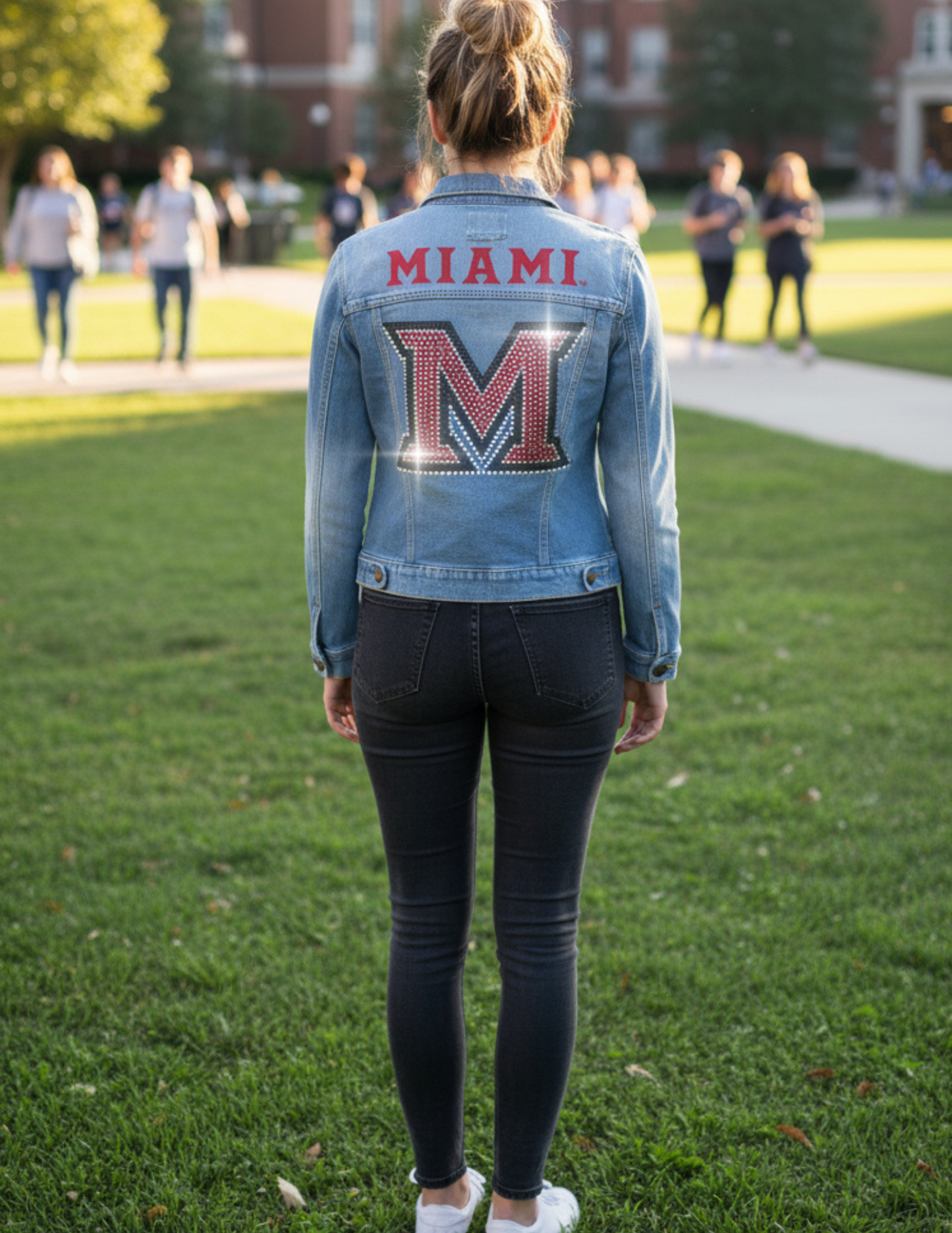 Game Day Jacket, Blue Denim, Miami of Ohio Miami M