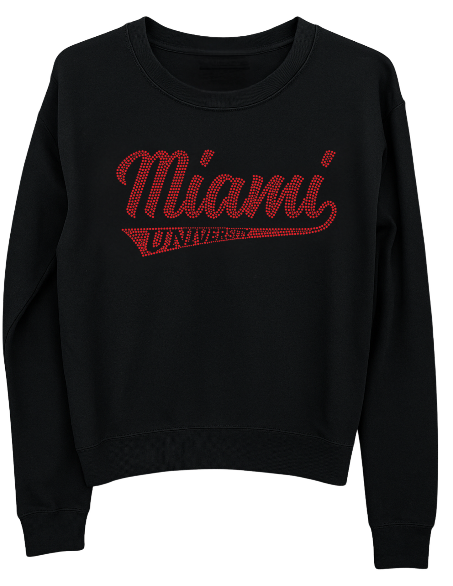 Game Day Sweatshirt, Crewneck Black, Miami of Ohio University Script