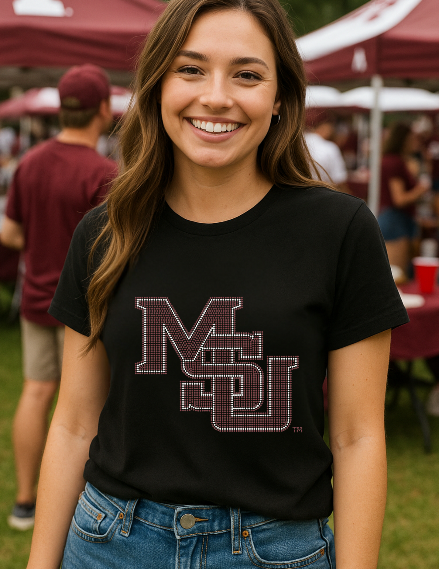 Game Day T-Shirt, Black, Mississippi State MSU