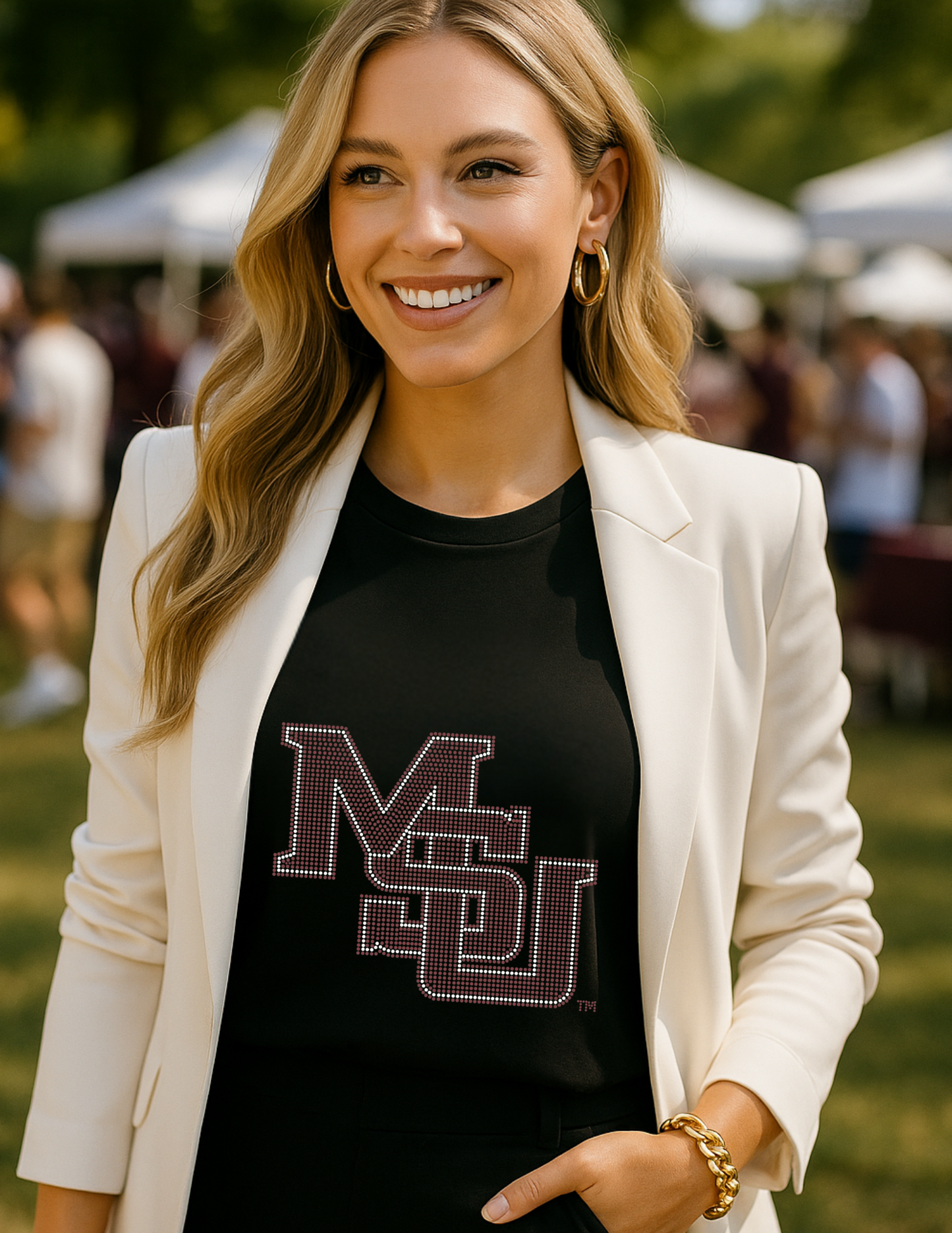 Game Day T-Shirt, Black, Mississippi State MSU