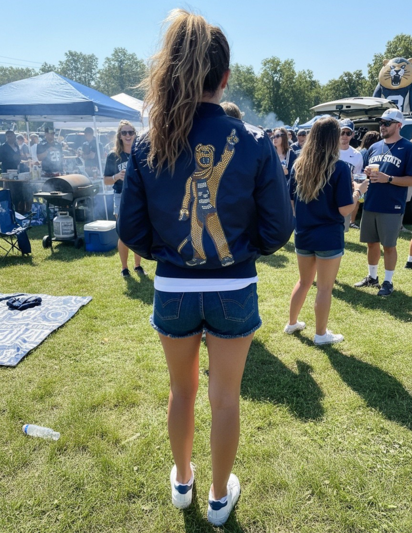 Penn State Full Body Mascot Navy Bomber