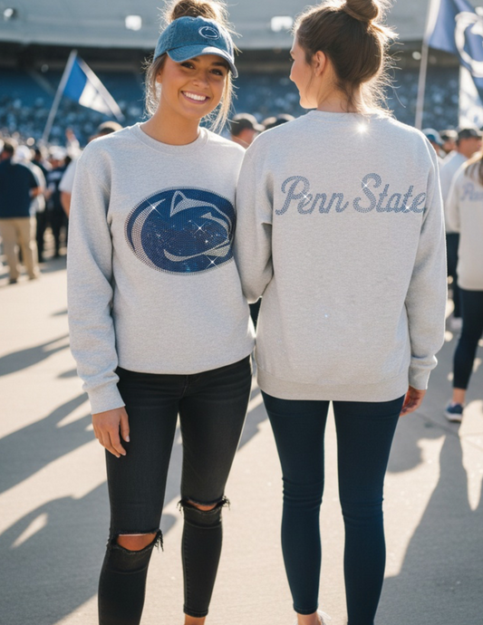 Penn State Nittany Lion Light Gray Crewneck Sweatshirt