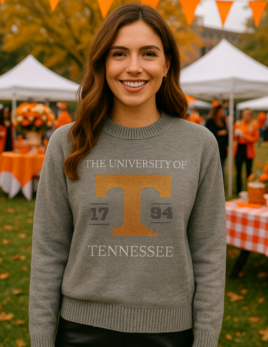 Tennessee Gray Crewneck Volunteers Est. 1891 Sweater