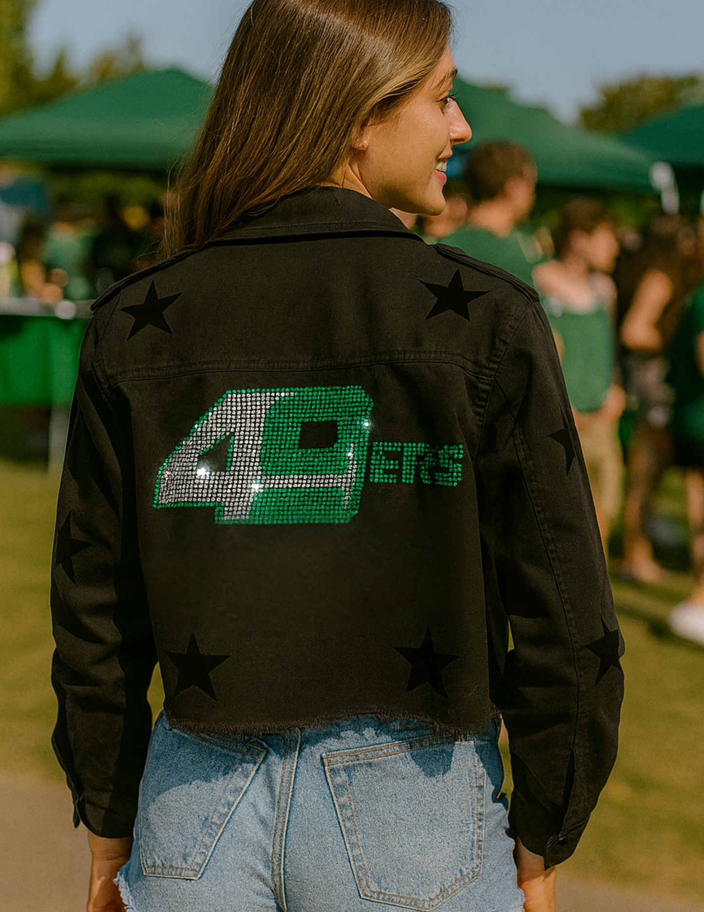 University of N Carolina Charlotte 49ers Black Shacket