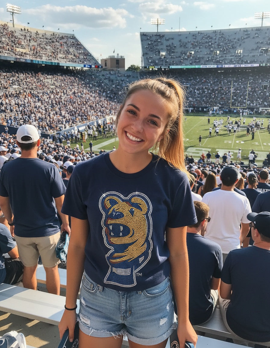 Game Day T-Shirt, Navy, Penn State Mascot Head