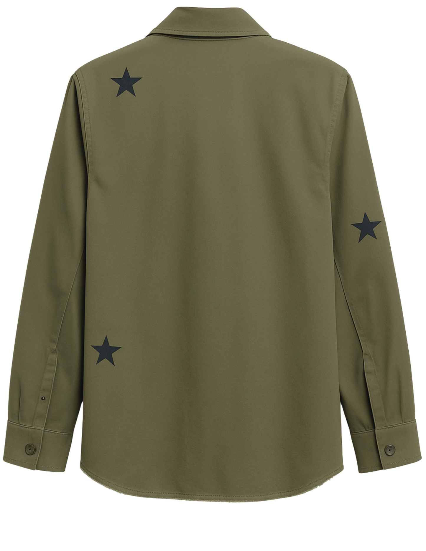 University of Michigan Block M Army Green Shacket