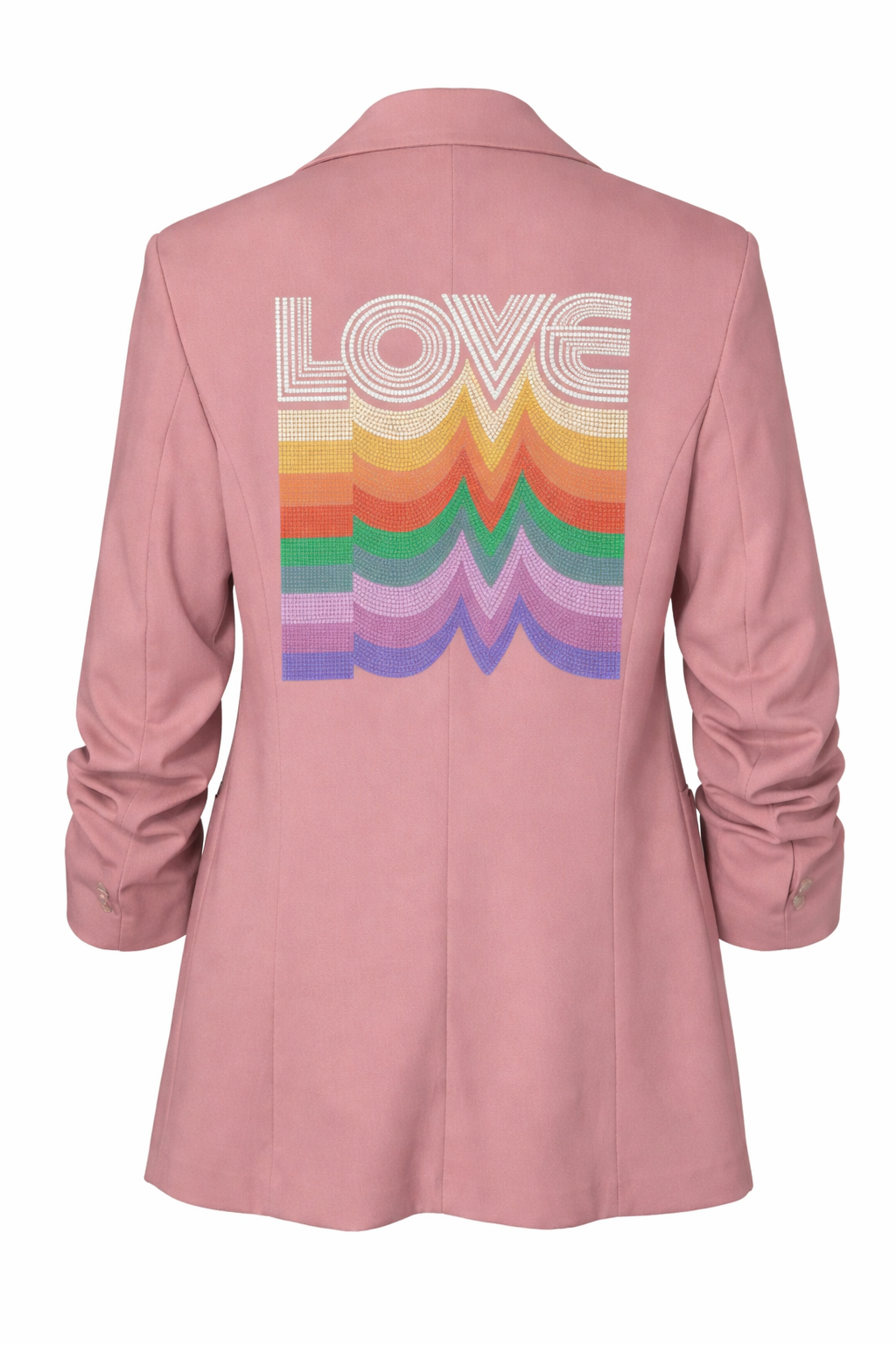 Blazer, Ruched Mauve, Love Repeater