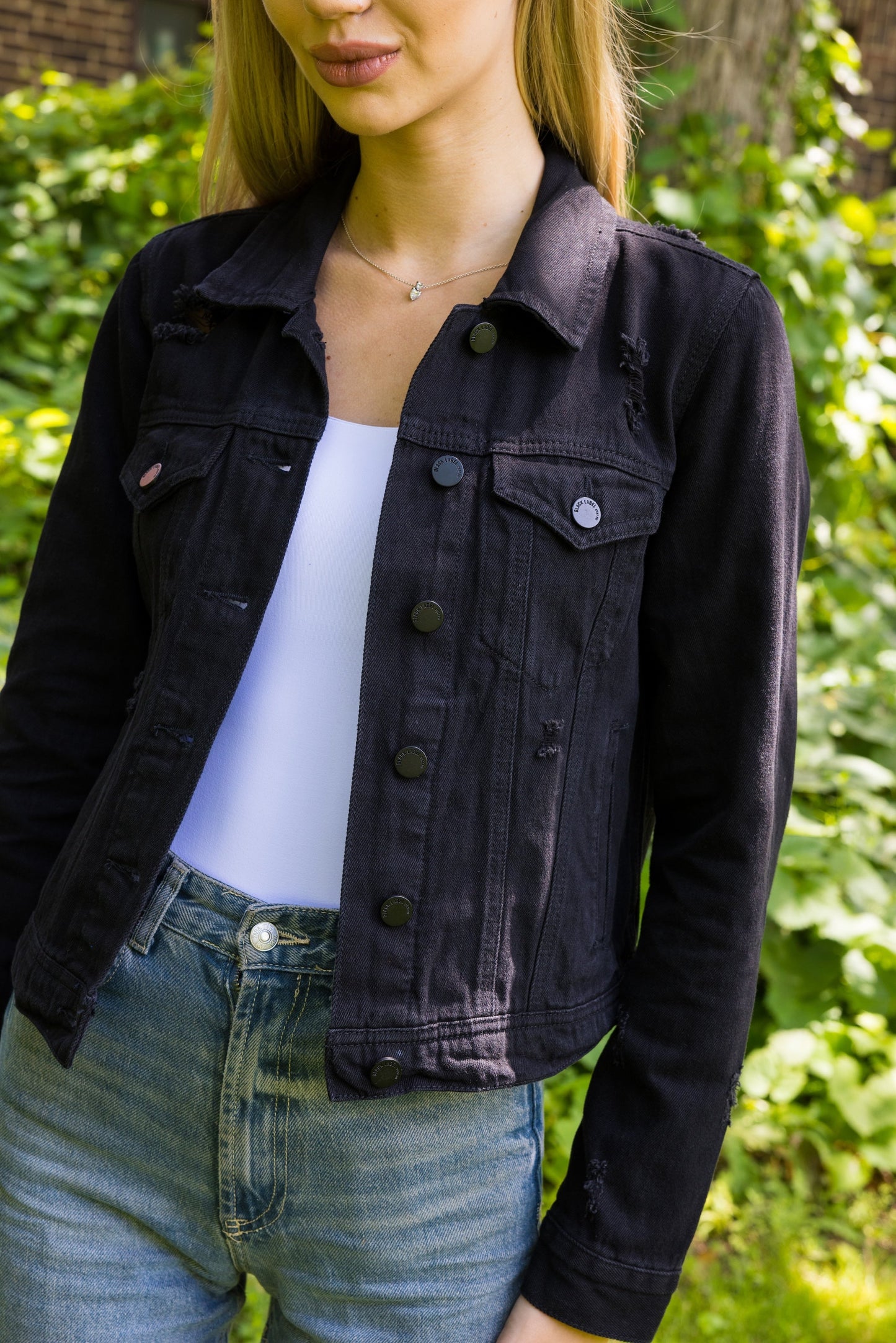 Jacket, Black Denim, Star and Boots