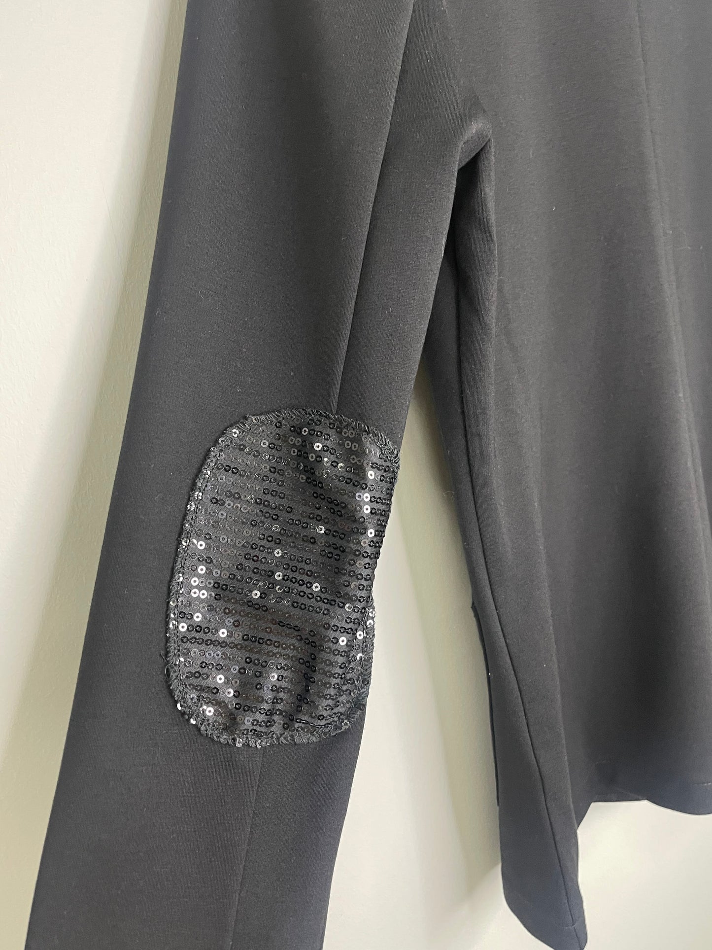 Blazer, Black Stretch with Sequins, XOXO