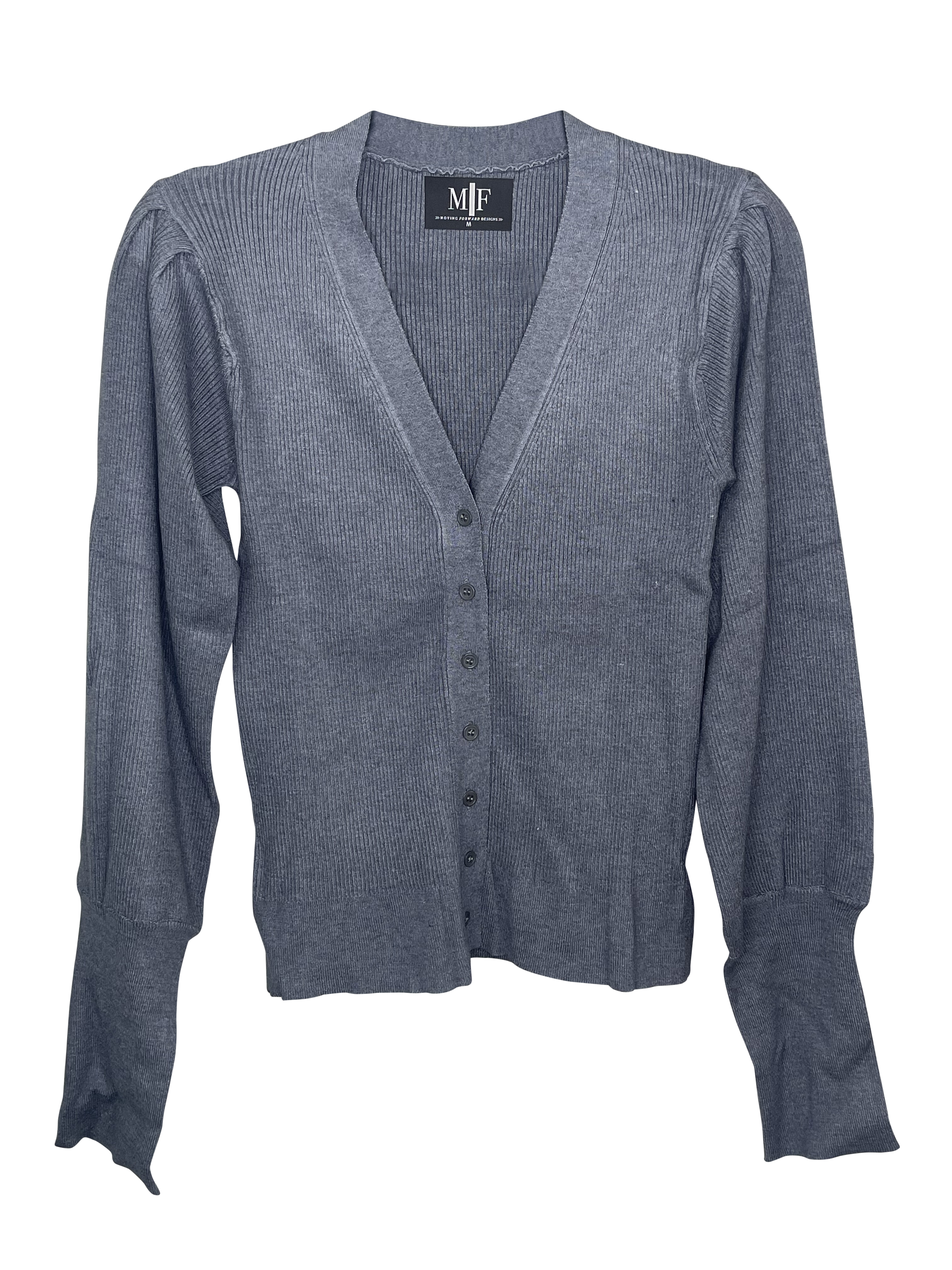 Silver Queen Bee Gray Cardigan Sweater