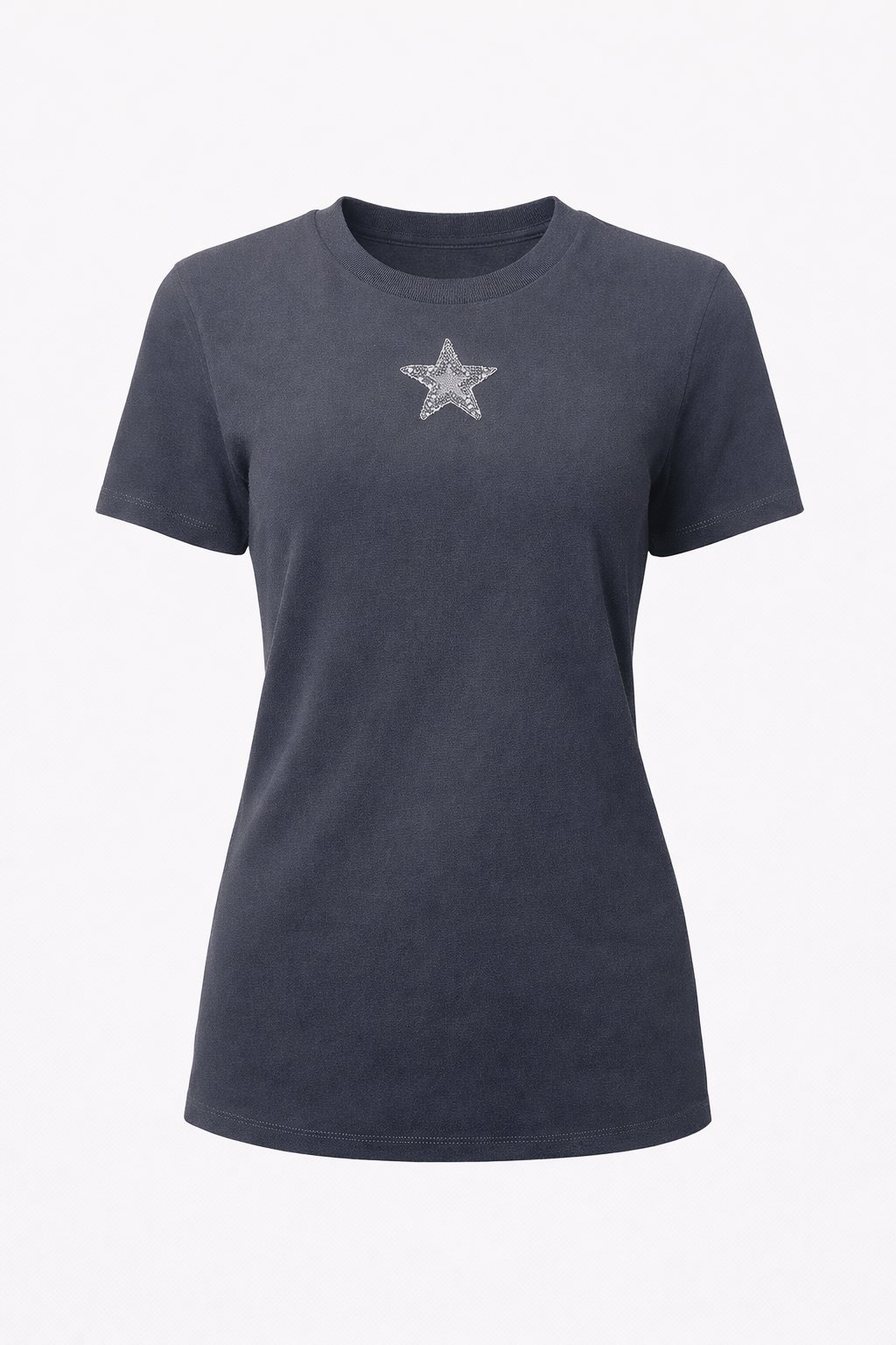 Gunmetal Star Short Sleeve Black T-Shirt