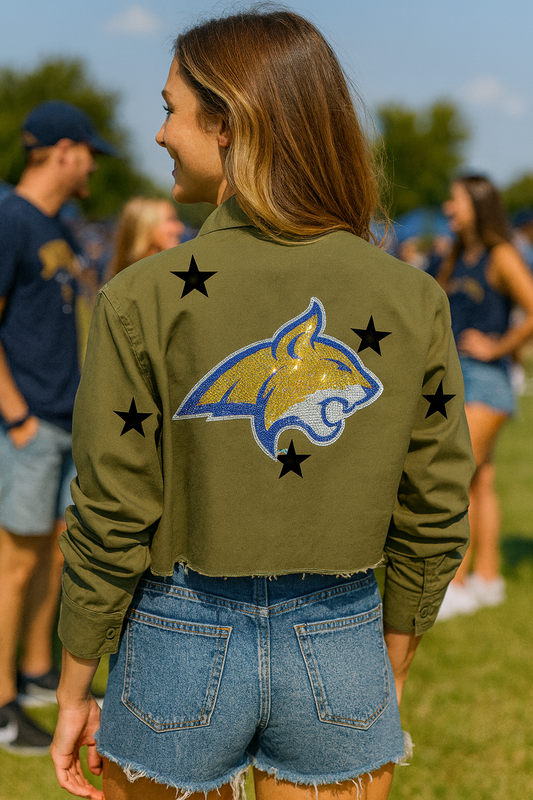 Montana State Bobcat Army Shacket