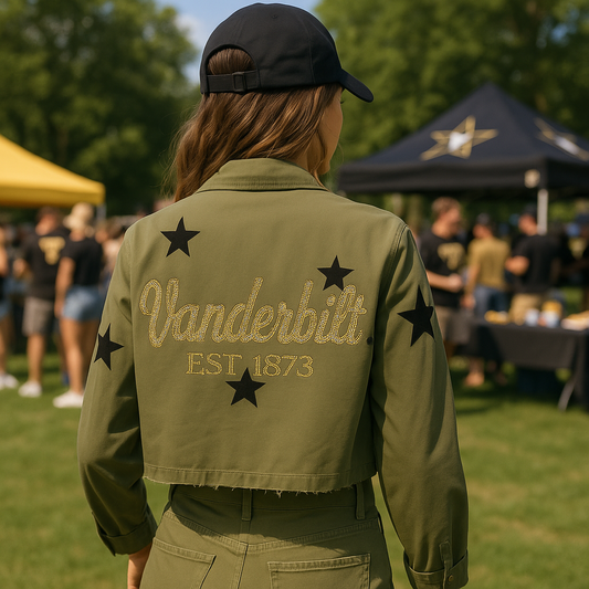 Vanderbilt EST. 1873 Army Green Shacket