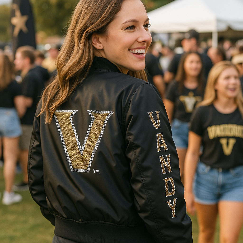 Vanderbilt Gold & Silver V & Vandy Black Bomber