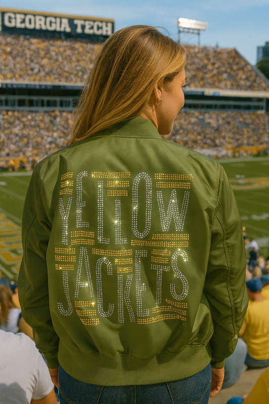 Georgia Tech Yellow Jackets Green Bomber