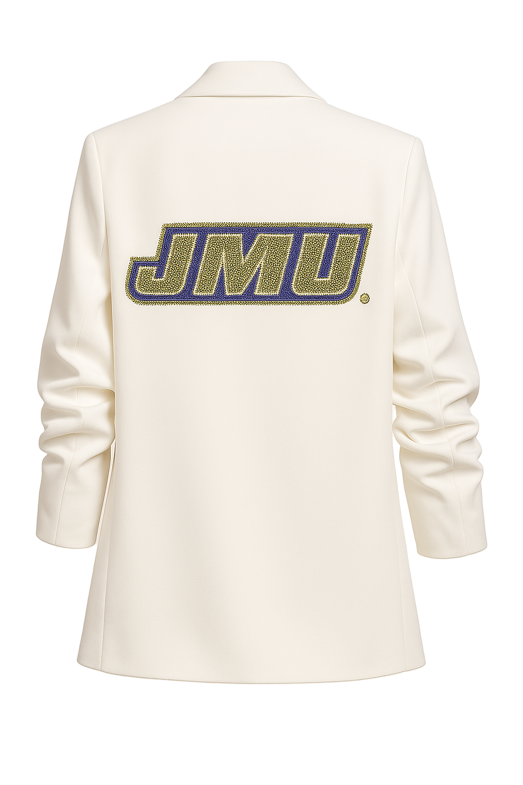 Game Day, White Blazer, JMU Logo