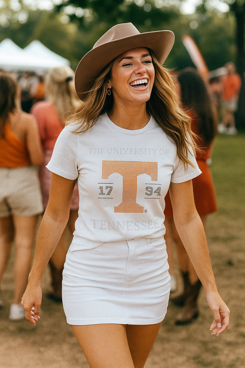 Game Day T-Shirt, White, Tennessee Volunteers EST
