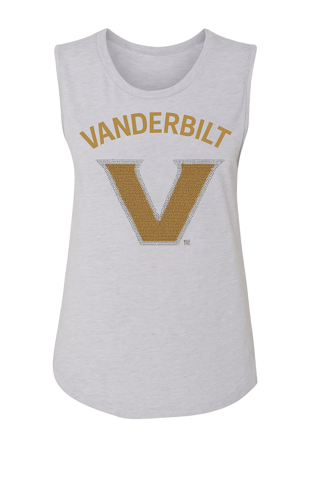 Vanderbilt Star V Gray Tank Top