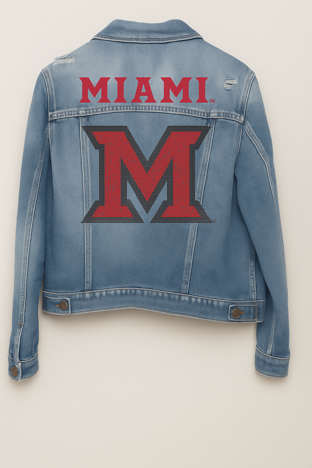 Game Day Jacket, Blue Denim, Miami of Ohio Miami M