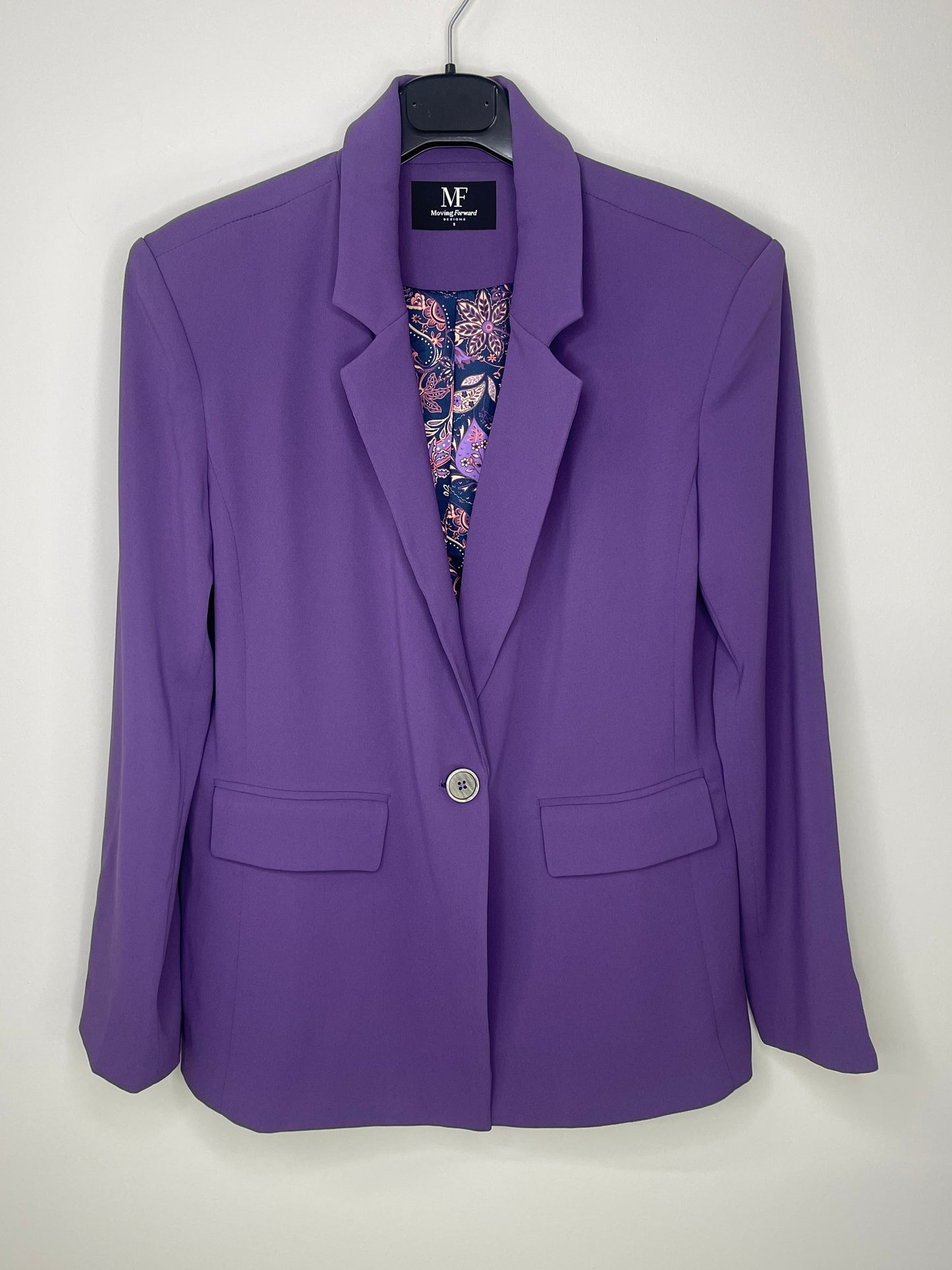 Blazer, Purple w/ Paisley Lining