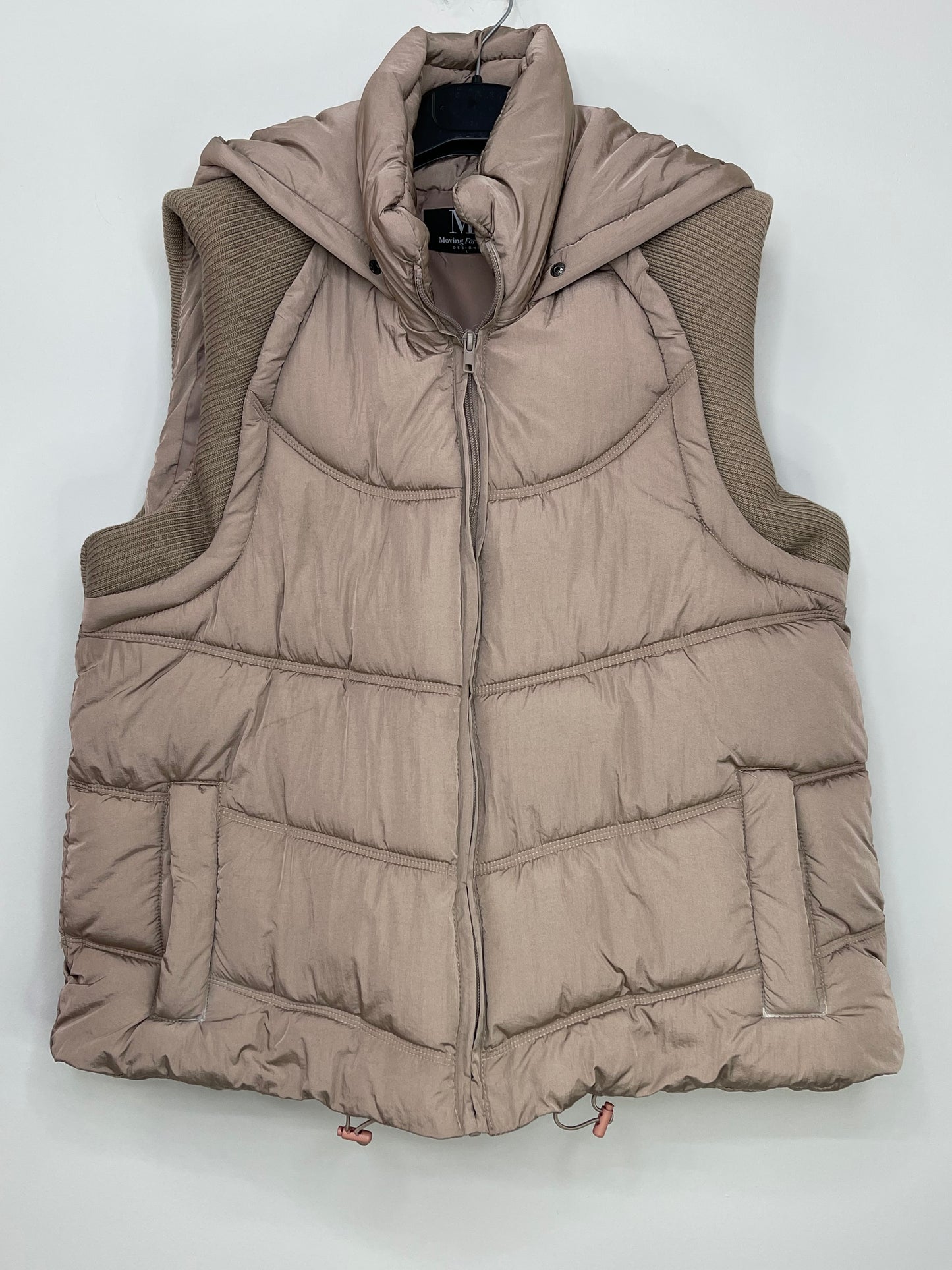 Vest, Puffer Tan, Silver Stars