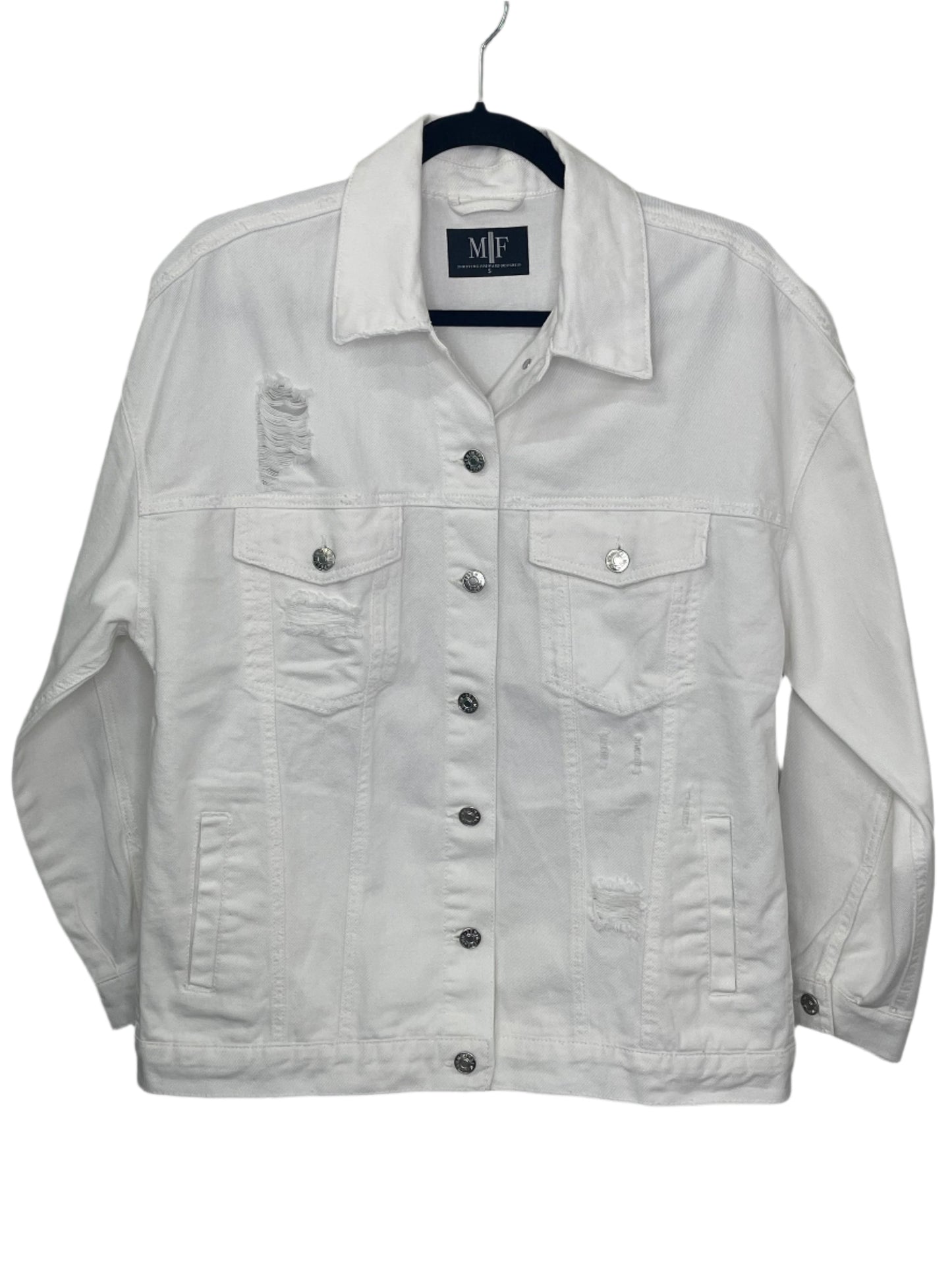 Game Day Jacket, White Denim, Tennessee Lady Vols T